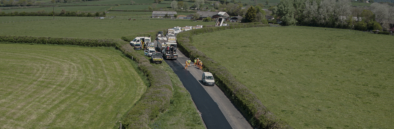 Reduced carbon asphalt solution trial