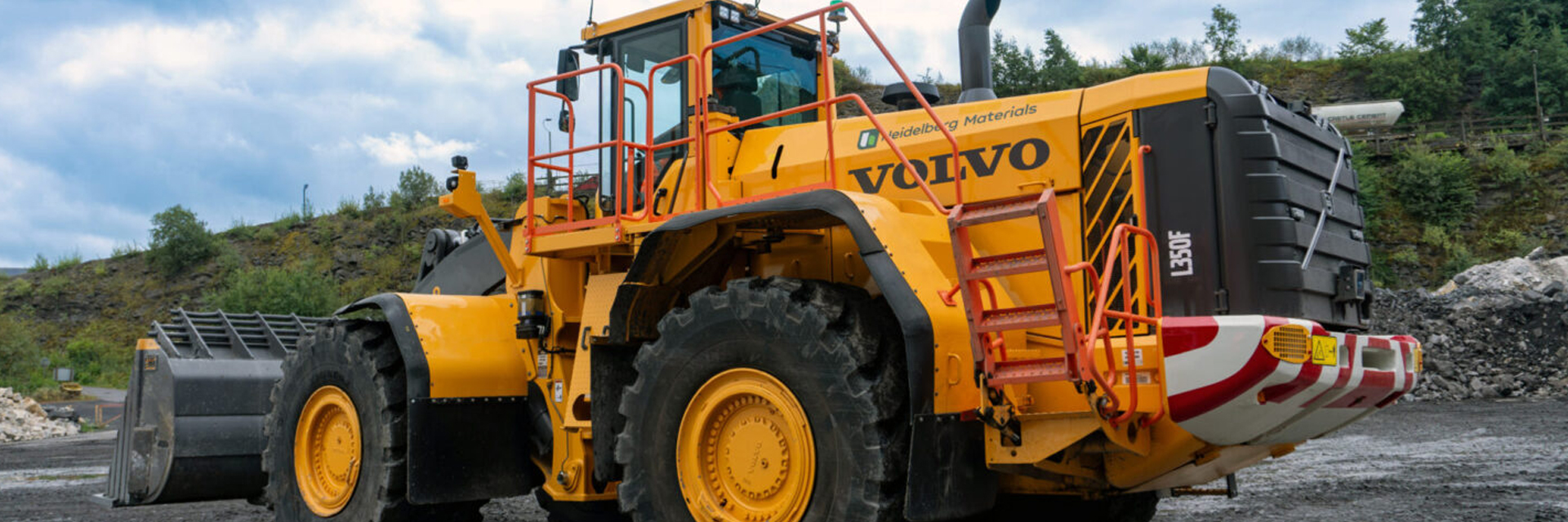 Refurbished Volvo L350F demonstrates sustainability in action